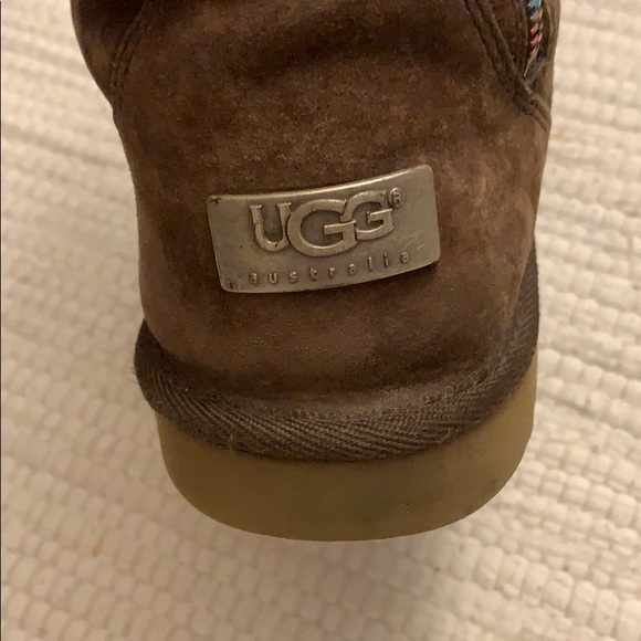 Ugg tall rainbow zip chocolate boot - Picture 3 of 6